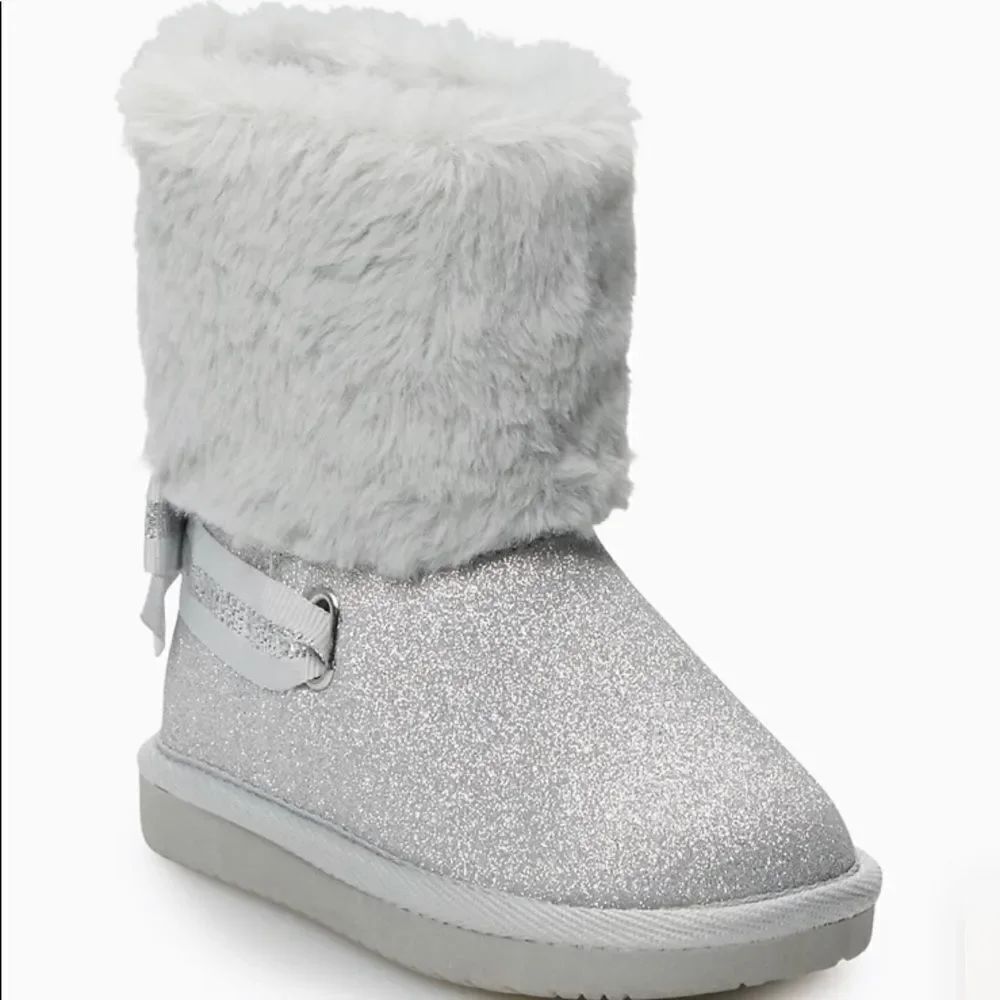 Jumping Beans Marshmallow Winter Boots silver 6